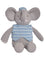 Alvin the Elephant Knitted Ragdoll