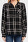 Brittina Long Sleeve Plaid Shirt