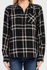 Black Pink Plaid Swatch