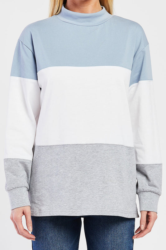 Blue/Wht/Grey Colorblock