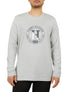  Long Sleeve Cotton Crew Neck - Grey Heather - Bonton