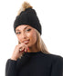  Cable Knit Beanie 2 - Black - Bonton