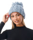  Chunky Knit Beanie - Blue - Bonton