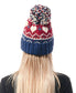  Fairisle Beanie 2 - Blue - Bonton