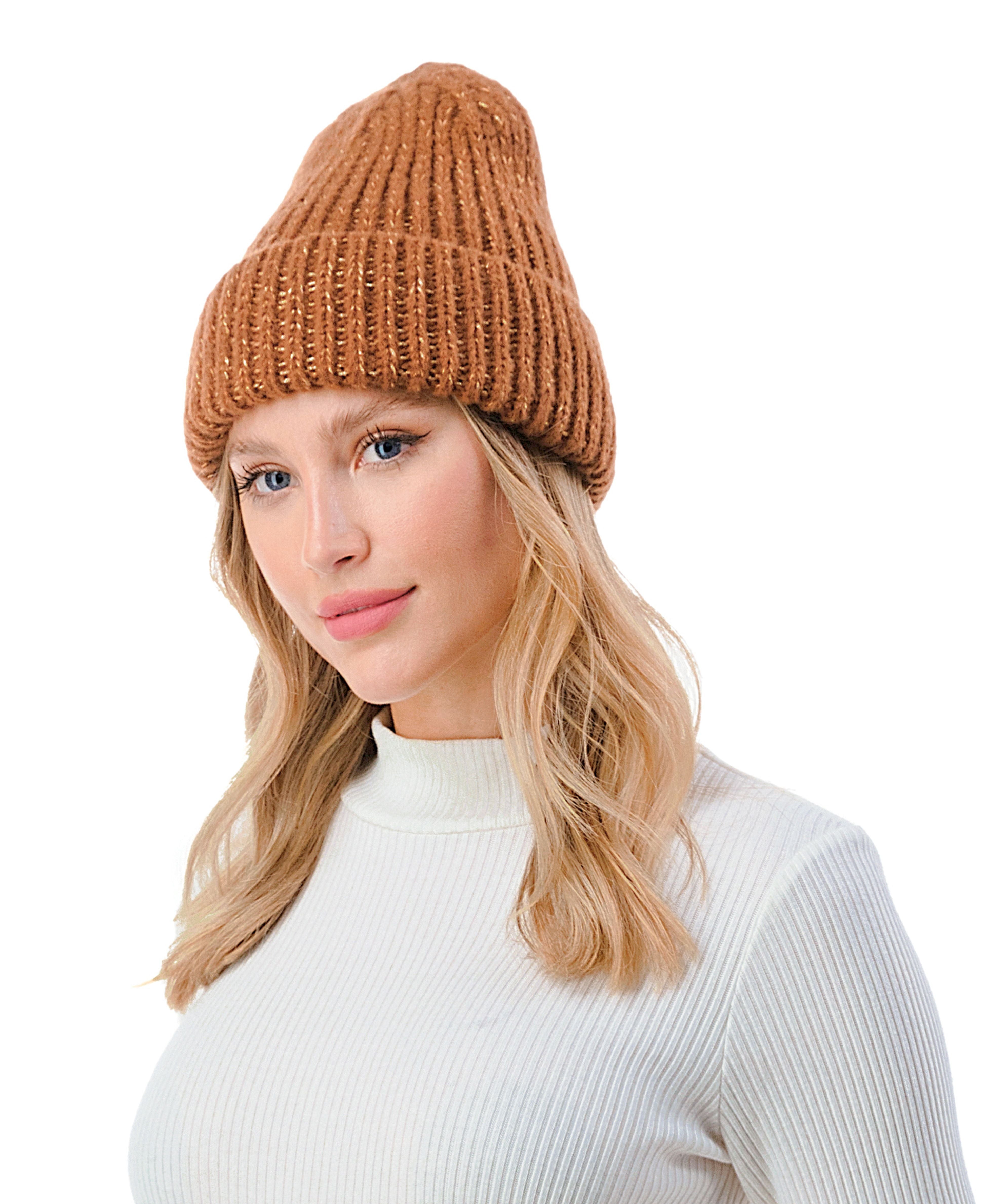  Cuff Beanie 1 - Rust - Bonton