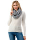  Chenille Infinity Scarf - Blue - Bonton