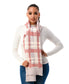  Cozy Plaid Scarf - Blush - Bonton