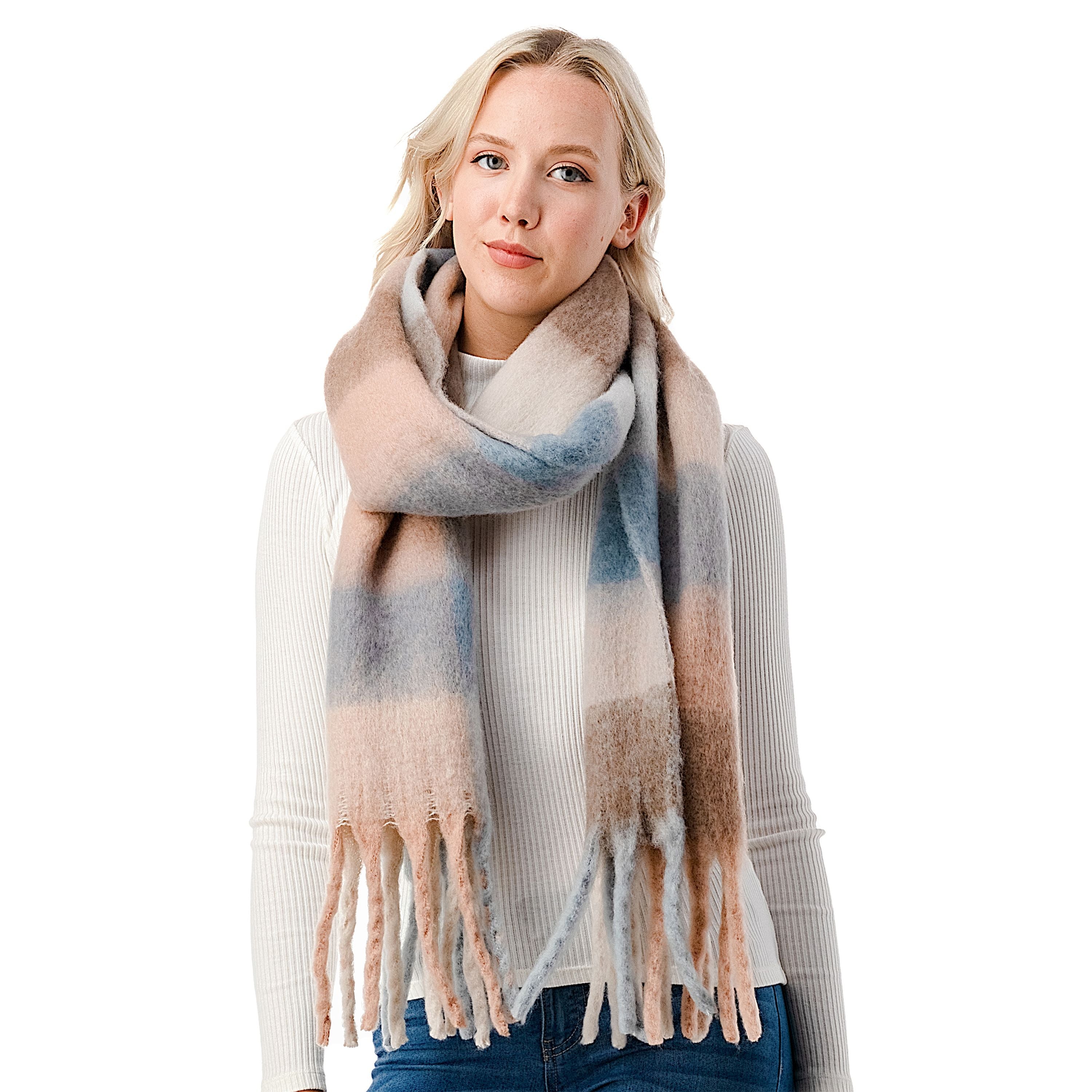  Scarf 7 - Blue - Bonton