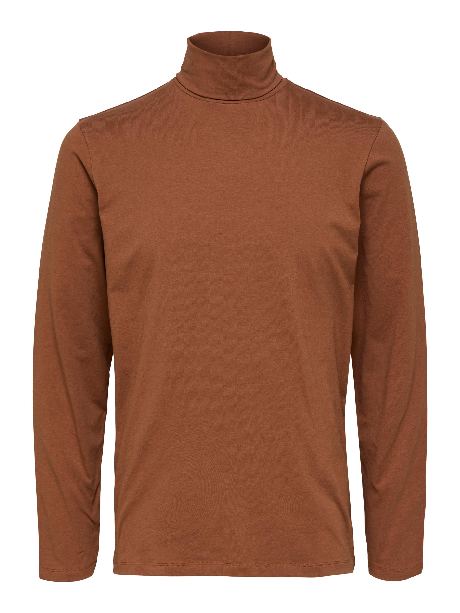  Rory Roll Neck Tee - Argan Oil - Bonton