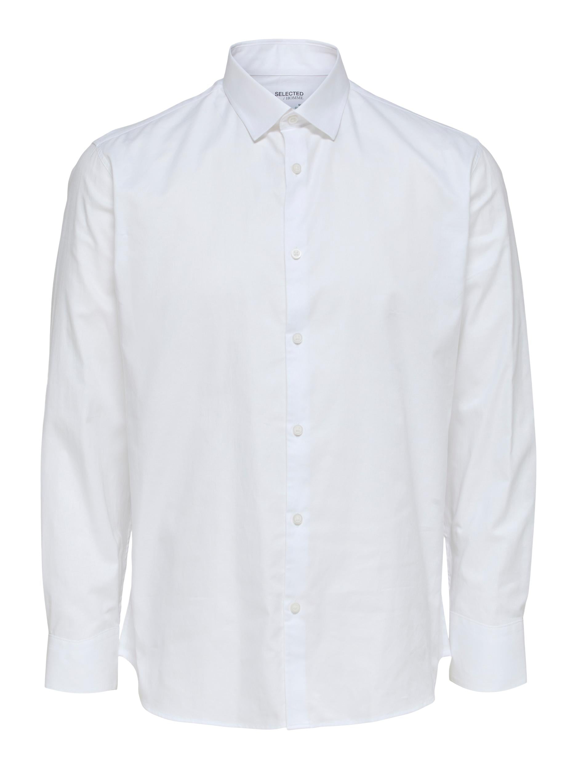  Slim Pinpoint Shirt Classic - Bright White - Bonton