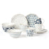  Lenox Blue Bay 12-Piece Dinnerware Set - White / Blue - Bonton