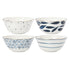  Lenox Blue Bay All Purpose Bowls Set of 4 - White / Blue - Bonton