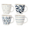 Blue Bay Dessert Mugs Set of 4