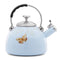 Butterfly Meadow Blue Enameled Tea Kettle