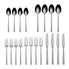  Oneida Diameter 20-Piece Flatware Set - Stainless Steel - Bonton