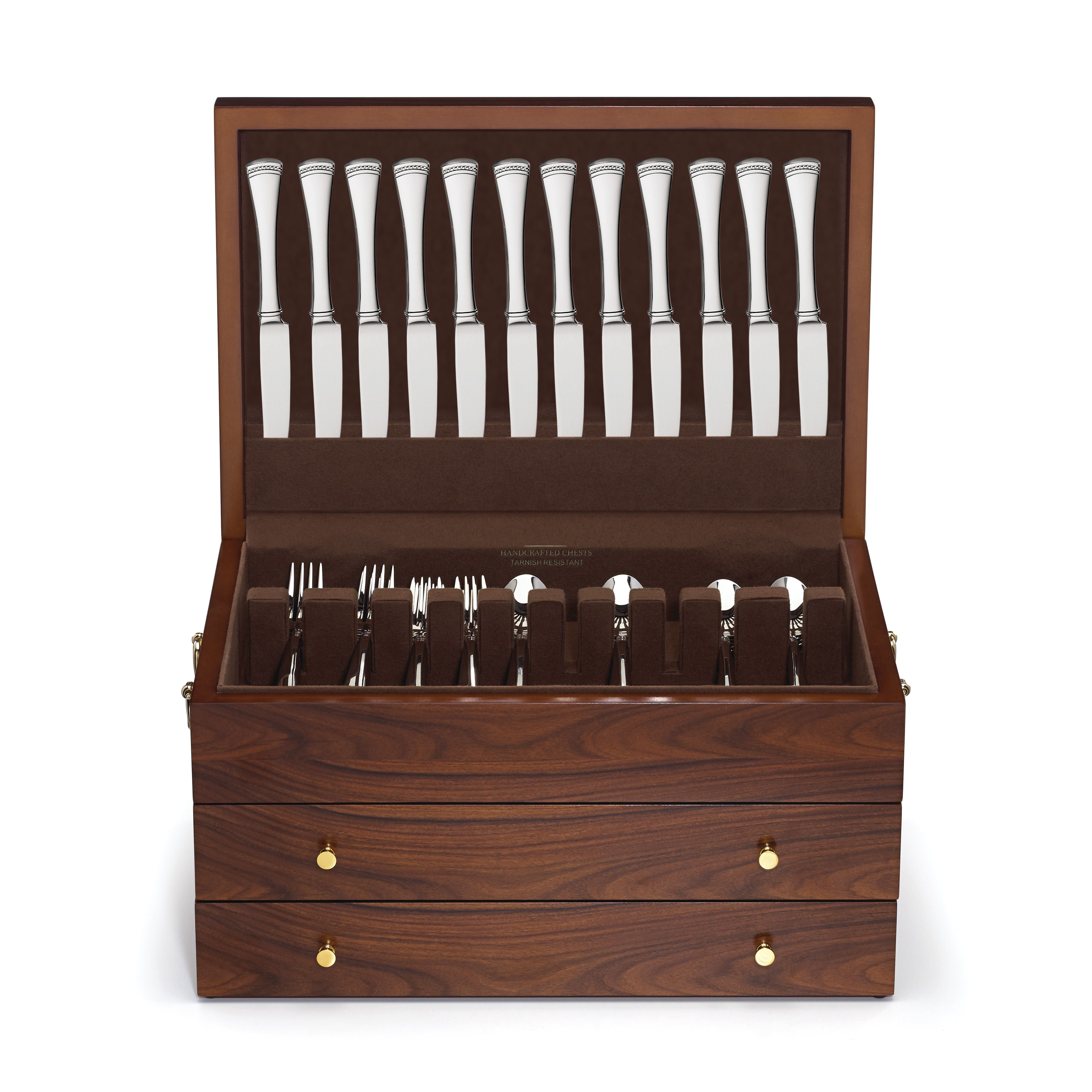  Lenox Rosewood Flatware Chest - Brown / Wood - Bonton