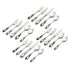  Oneida Louisiana 45-Piece Flatware Set - Stainless Steel - Bonton