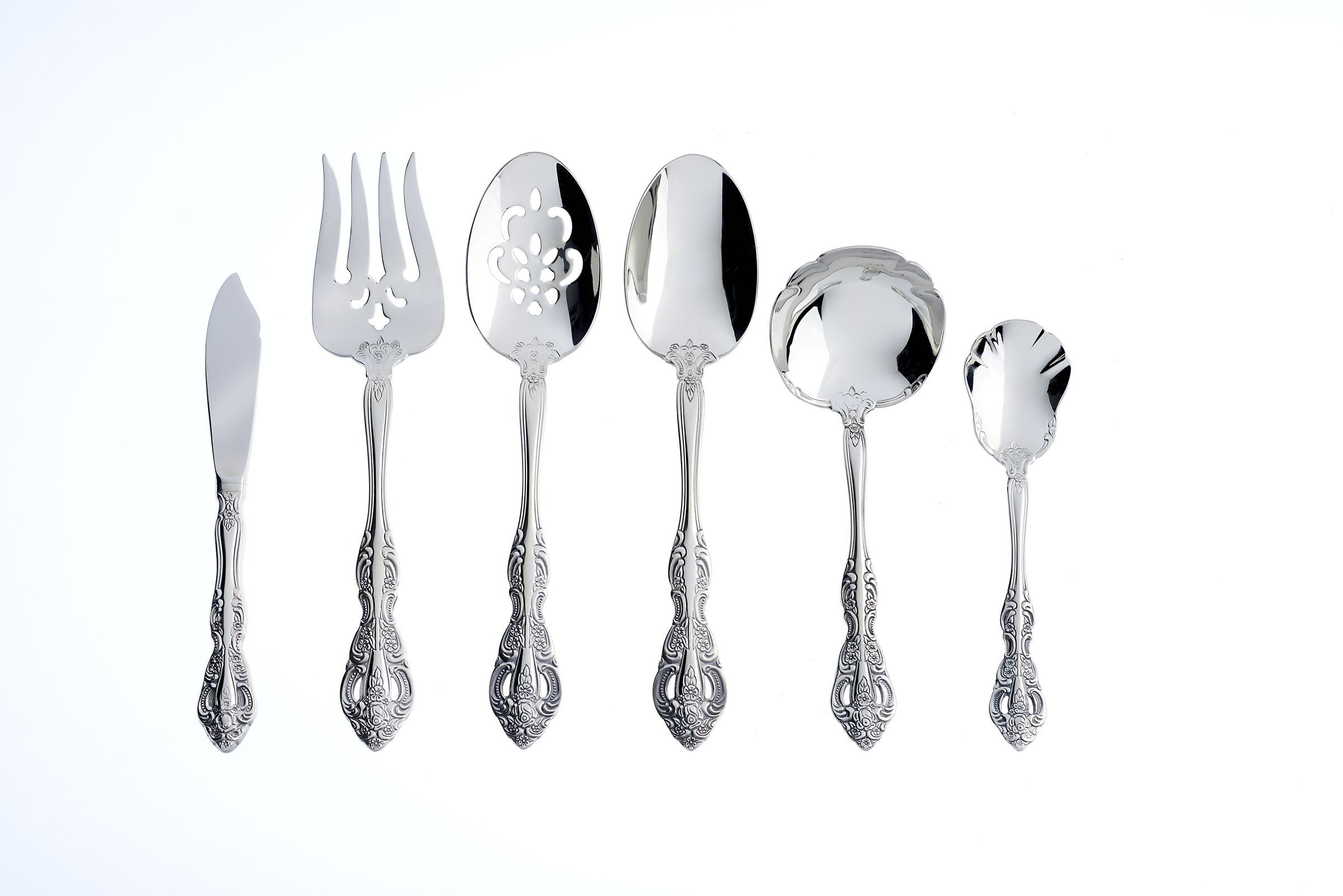  Oneida Michelangelo 6-Piece Serving Set - Stainless Steel - Bonton