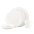  Lenox Tin Can Alley Seven Degree 4-Piece Dinnerware Set - White - Bonton