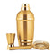 Tuscany Classics Gold Cocktail Shaker