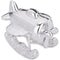 Zoom Zoom Airplane Silver Plated Coin Bank