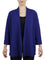 Cardigan With Sideseam Pocket Stretch Crosshatch Jacket