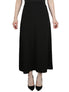 Kasper Pull On A-Line Maxi Stretch Crosshatch Skirt - Black - Bonton