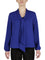 Long Sleeve Bow Crepe Blouse