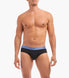  2xist 3 Packs Essential Stretch No-show Brief - Sand Verbena / Faded Ticking / Dark Ivy - Bonton