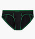  2xist Speed Dri Lightning Low-rise Brief - Black Beauty / Irish Jig - Bonton