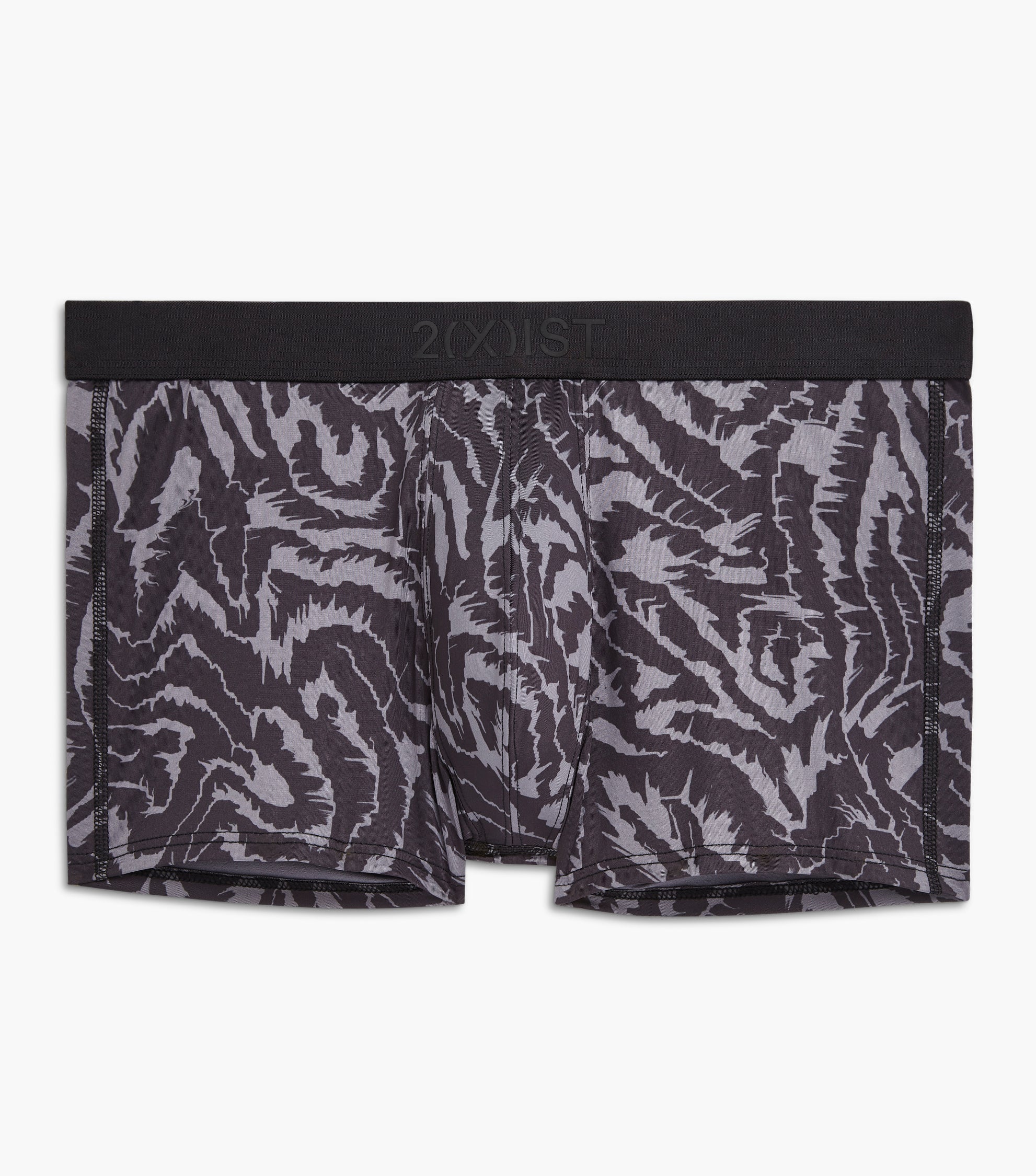  2xist Sliq Trunk - Distorted Zebra Print - Bonton