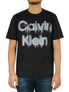  Calvin Klein Short Sleeves Graffiti Logo Tee - Black Beauty - Bonton