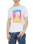  Calvin Klein Short Sleeves Vibrant Block Tee - Brilliant White - Bonton