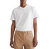  Calvin Klein Short Sleeves Smooth Solid V-Neck Tee - Brilliant White - Bonton