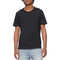 Short Sleeves Smooth Cotton Solid Crewneck Tee