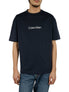  Calvin Klein Short Sleeves Relaxed Standard Logo Tee - Dark Sapphire - Bonton