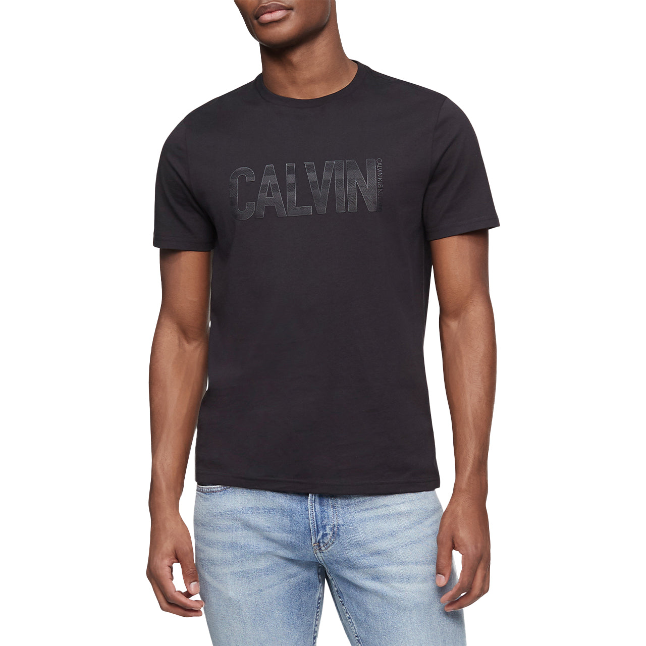  Calvin Klein Short Sleeves Move Pique Polo - Black - Bonton