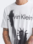  Calvin Klein Short Sleeves Statue Of Liberty Tee - Brilliant White - Bonton