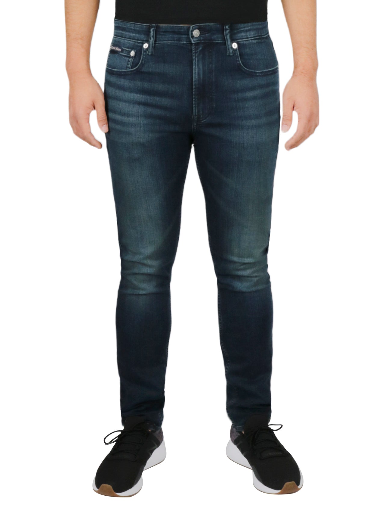  Calvin Klein Skinny Fit Boston Blue Jean - Blue Black - Bonton