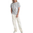  Calvin Klein Short Sleeves Relaxed Monogram Tee - Heroic Gray Heather - Bonton