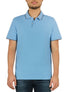  Calvin Klein Short Sleeves Stretch Pique Polo - Cyaneus - Bonton