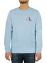  Calvin Klein Long Sleeves Bold Monogram Tee - Glacier  Lake - Bonton