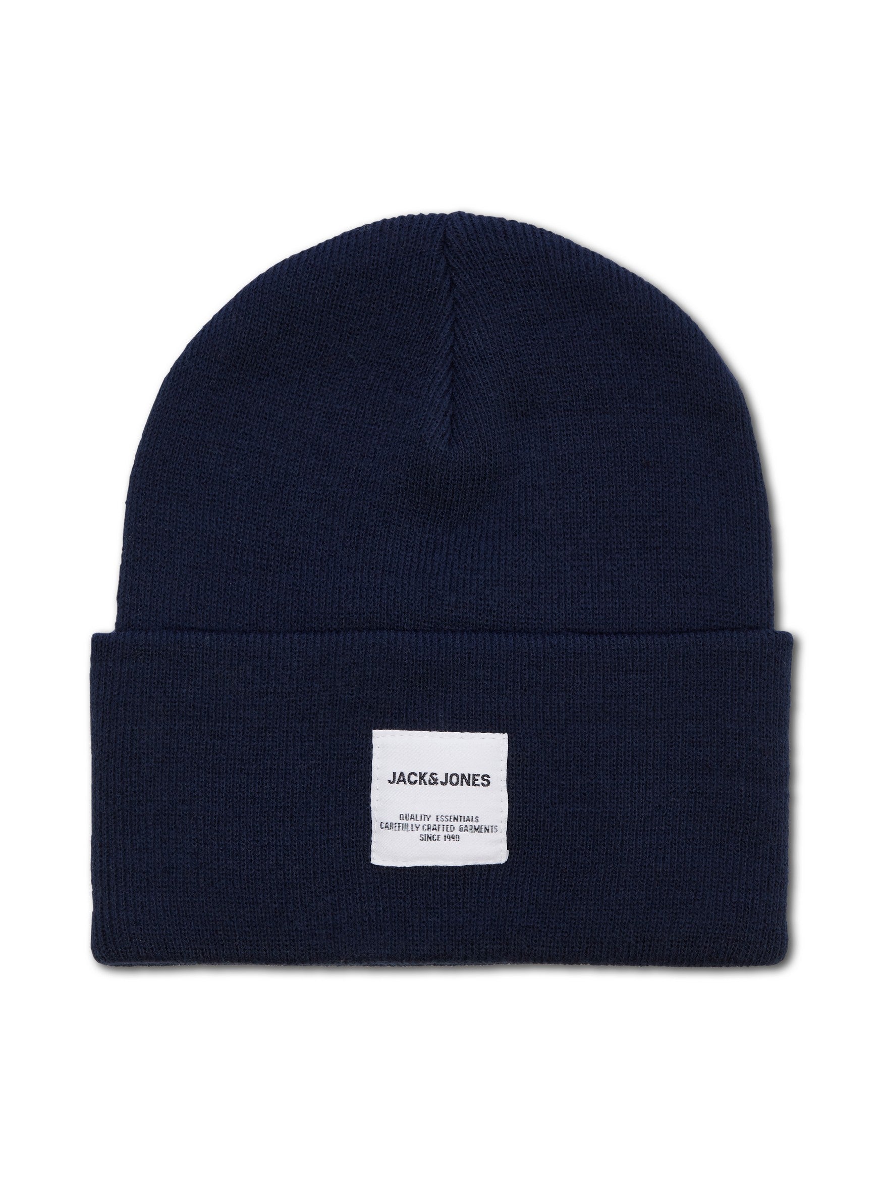  Jack & Jones Long Knitted Beanie Hat - Navy Blazer - Bonton