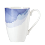 Indigo Watercolor Stripe Mug