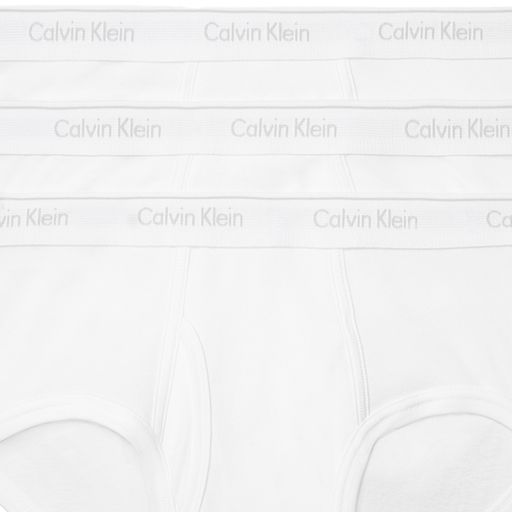  Calvin Klein Cotton Classics Classic Brief 3 Pack - White - Bonton