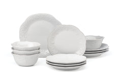 French Perle 12-Piece Dinnerware Set