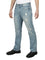 Distressed Treatment Rigid Slim Boot Cut Jean