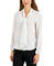 Long Sleeve Bow Crepe Blouse