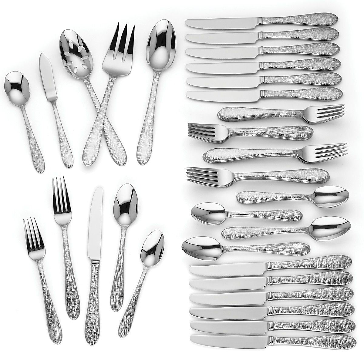  Lenox Haveson 65-Piece Flatware Set - Stainless Steel - Bonton