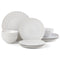 Chelse Muse Fleur White 12-Piece Dinnerware Set